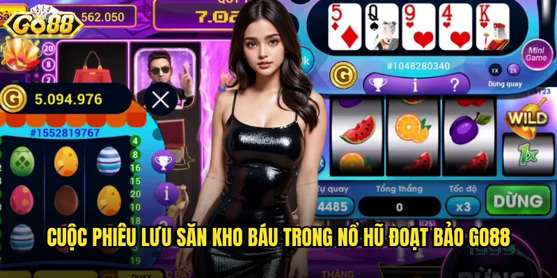 Cuộc phiêu lưu săn kho báu trong Nổ hũ đoạt bảo go88
